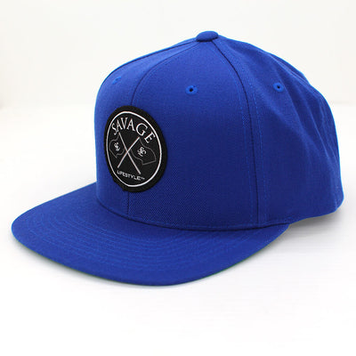 Savages Vexillum Snap Back Hat in royal